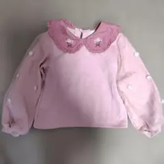 アクシーズファムキッズ　トップス　ピンク　裏起毛　140