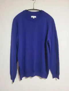 【美品】beauty&youth メリノウール100% 紫ニット M