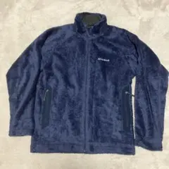 モンベル、フリース ジップアップジャケット、色ネイビー、Lサイズ、裏地付き