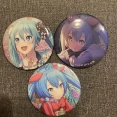 初音ミク　缶バッチ
