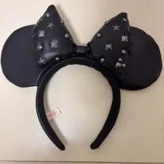 ミニー　カチューシャ　レザー