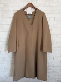 URBAN RESEARCH DOORS ノーカラーロングコート