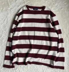 ふ*様 00s Y2K アーカイブ　グランジ　ボーダーロンT