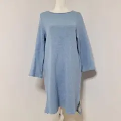 アダムエロペ/ADAM ET ROPE 長袖 ニット チュニック【F】ワンピース