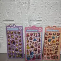 ポケモン・ディズニープリンセス立体シールセット