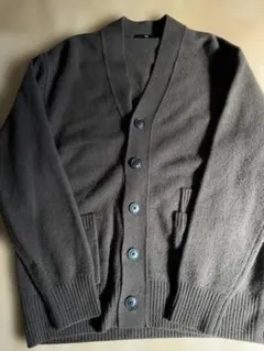 ユニクロ +J プレミアムラムVネックカーディガン ブラウン