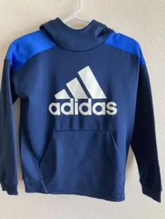 お値下げ♡美品♡adidas フード付きトレーナー ネイビー