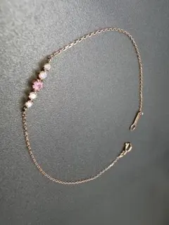 4℃ / K10 / pink sapphire bracelet / 2634のサムネイル