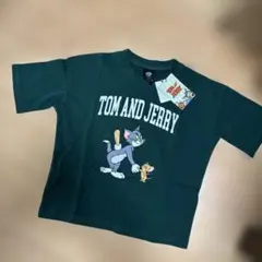 TOM AND JERRY Tシャツ グリーン 120cmのサムネイル
