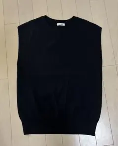 「美品」FRAY I.D ノースリーブ ニット ベスト ブラックのサムネイル