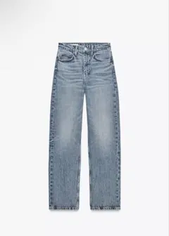 ZARA ザラ　ハイライズ　デニムパンツEU36 9号のサムネイル