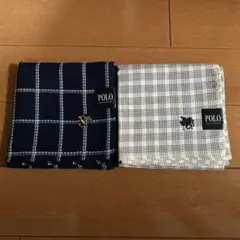Polo メンズハンカチ 2枚セット
