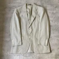 Burberry バーバリー ジャケット　ストライプ　グレー　グレージュ