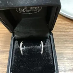 ptダイヤフープピアス