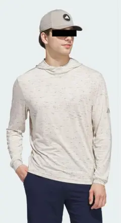 送料無料 新品 adidas GOLF コアプリント 軽量ゴルフパーカー 2XL