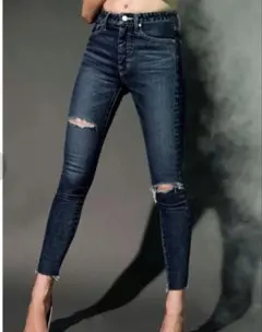 eimy istoire eimyブルークラッシュスキニーデニム　26サイズ