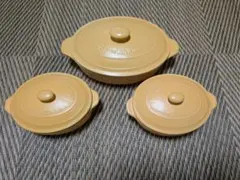 (260423-2) favorite Kitchen グラタン皿 3個セット