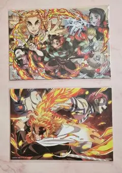 劇場版 鬼滅の刃　無限列車編　入場特典　第1弾・2弾 イラストボード 2種セット