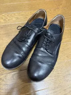 ブラックレザー レースアップシューズ Marie Louise マリーローズ 