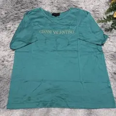 ジャンニバレンチノ 刺繍 Tシャツ グリーン (M) コットンのサムネイル