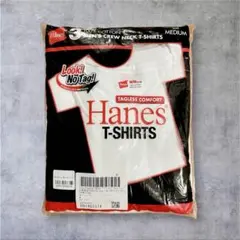 【新品】Hanes 赤ラベル クルーネック Tシャツ 3枚組 ホワイト M