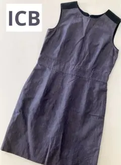 アイシービー ワンピース レディース 4サイズ L ネイビー ICB