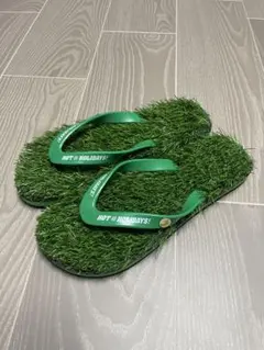 非売品　JRA 中京競馬場　芝生サンダルのサムネイル