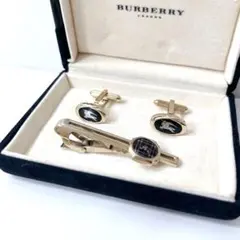ロ*プ様 入手困難✨バーバリーロンドン　カフスボタン　ネクタイピン　ホースロゴ
