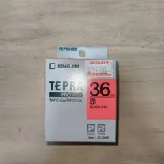 テプラ テープ KING JIM SC36R