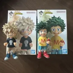 一番くじ　ヒロアカ　緑谷出久　爆豪勝己　幼少期フィギュア