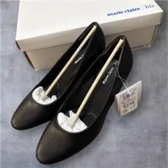 【新品】値下げ 美品マリクレールパンプス ブラック 23cmのサムネイル