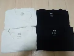 ドライEXクルーネックTシャツ Mサイズ白黒×2ずつ