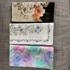 花柄ハンカチ3枚セット