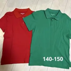 ポロシャツ 2枚セット　赤緑