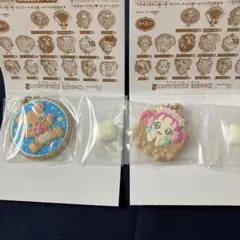 プリキュアクッキーチャームコット2 モフルン1、はーちゃん