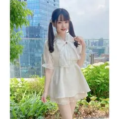 《ROJITA》BIGリボンツイードセットアップ