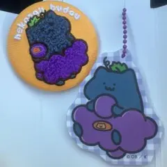 【お文具といっしょ】缶バッジ　アクリルキーホルダー(猫さん)