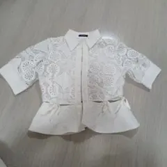 LAMIA レースデザイン 半袖シャツ