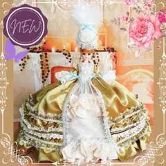 レイ様専用 ジェニーサイズ ロココ調ドレス 手作り ドール服 ドール