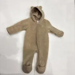 baby GAP フリースロンパース 3-6ヶ月 ベージュ