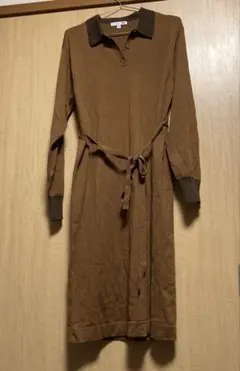 美品　JW ANDERSON UNIQLOワンピース Mサイズ ブラウン