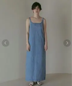 新品　EDWIN × ETRE TOKYO コクーンデニムワンピース