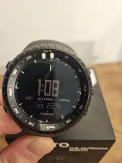 SUUNTO 9 本体 アウトドア時計 充電ケーブル付き箱付き - メルカリ
