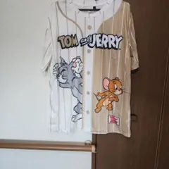 公式 トムとジェリー 半袖Tシャツ Mサイズ (日本サイズL)23番