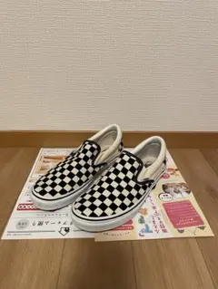 VANS チェッカー柄 スリッポン