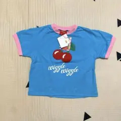 【新品未使用】 wigglewiggle 半袖Tシャツ　さくらんぼ　110