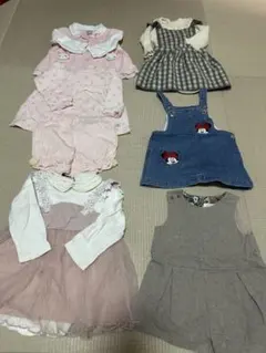 女の子 70サイズ 80サイズ ロンパース 冬服 長袖 ZARA プティマイン