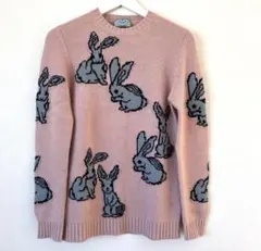 【お値引き】PRADA2017 ウサギ柄ニット38のサムネイル