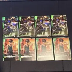 ウイングガンダム LR/ヒイロ・ユイ C ST02 4枚セット GCG