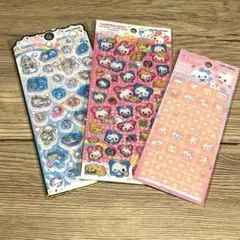 ★正規品　カミオジャパン キャラクターシール 3シートセット★